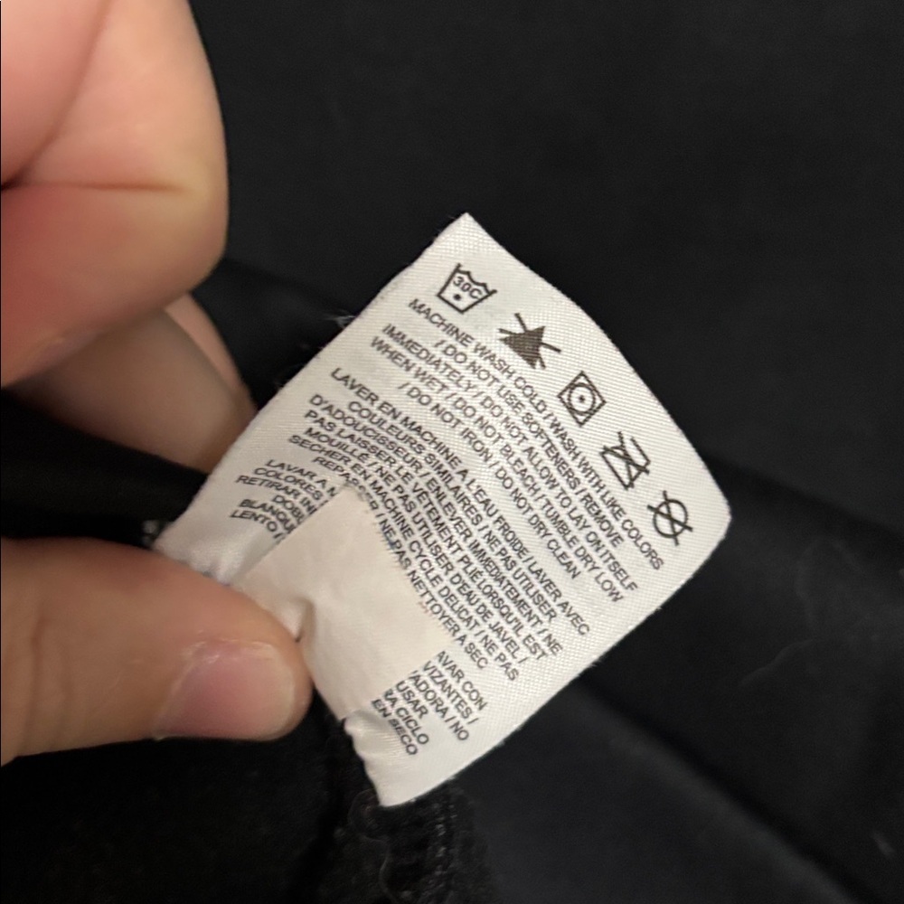 Nike Dri-Fit Drawstring Black Pullover Hoodie with Pockets Size Medium - Picture 10 of 10
